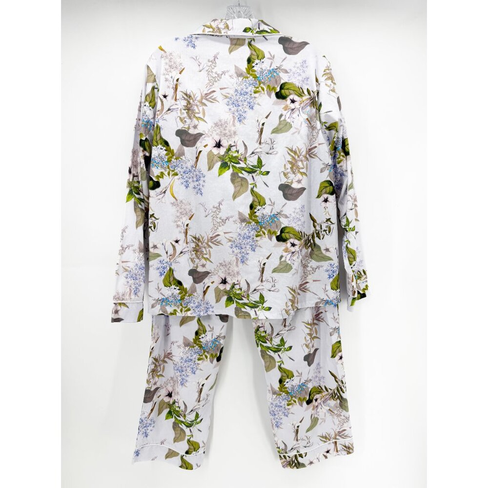 LUBOT 100% Cotton Pajamas for Women 2 Piece PJ Set L - Picture 3 of 13